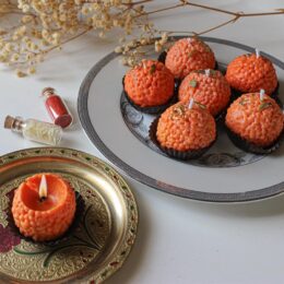 laddu soy wax scented candle